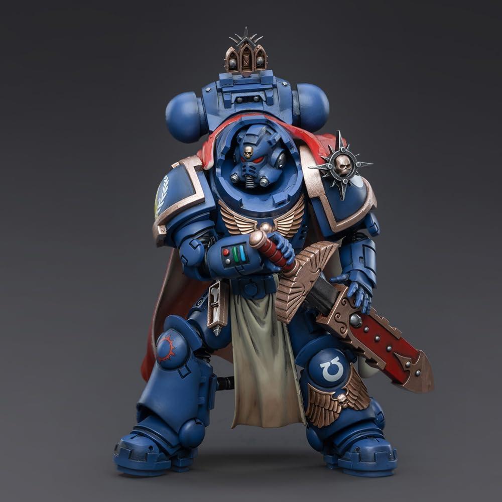 Figura de Acción Capitán Ultramarines JOYTOY 1/18 con Rifle