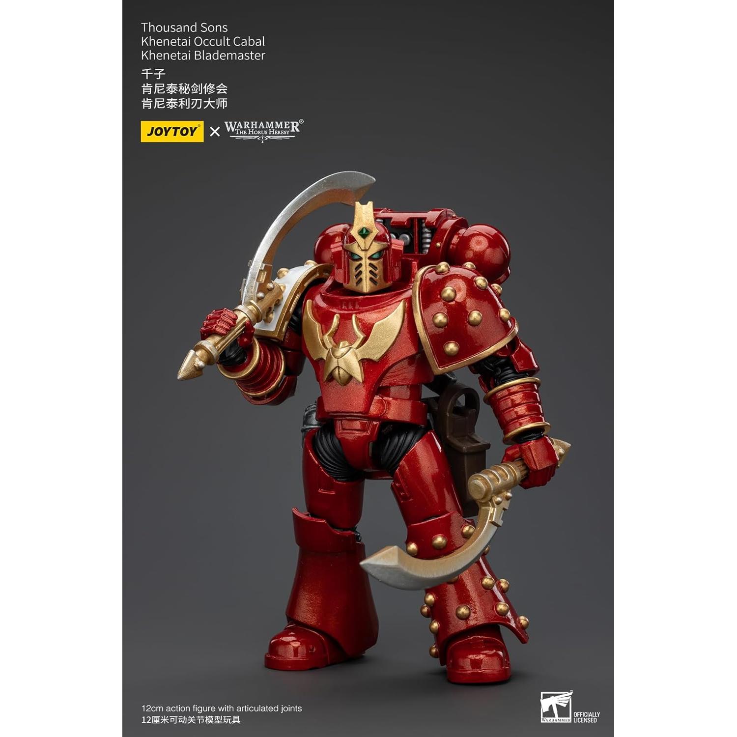 Figura de Acción JoyToy Warhammer 40K Khenetai 1:18 12cm