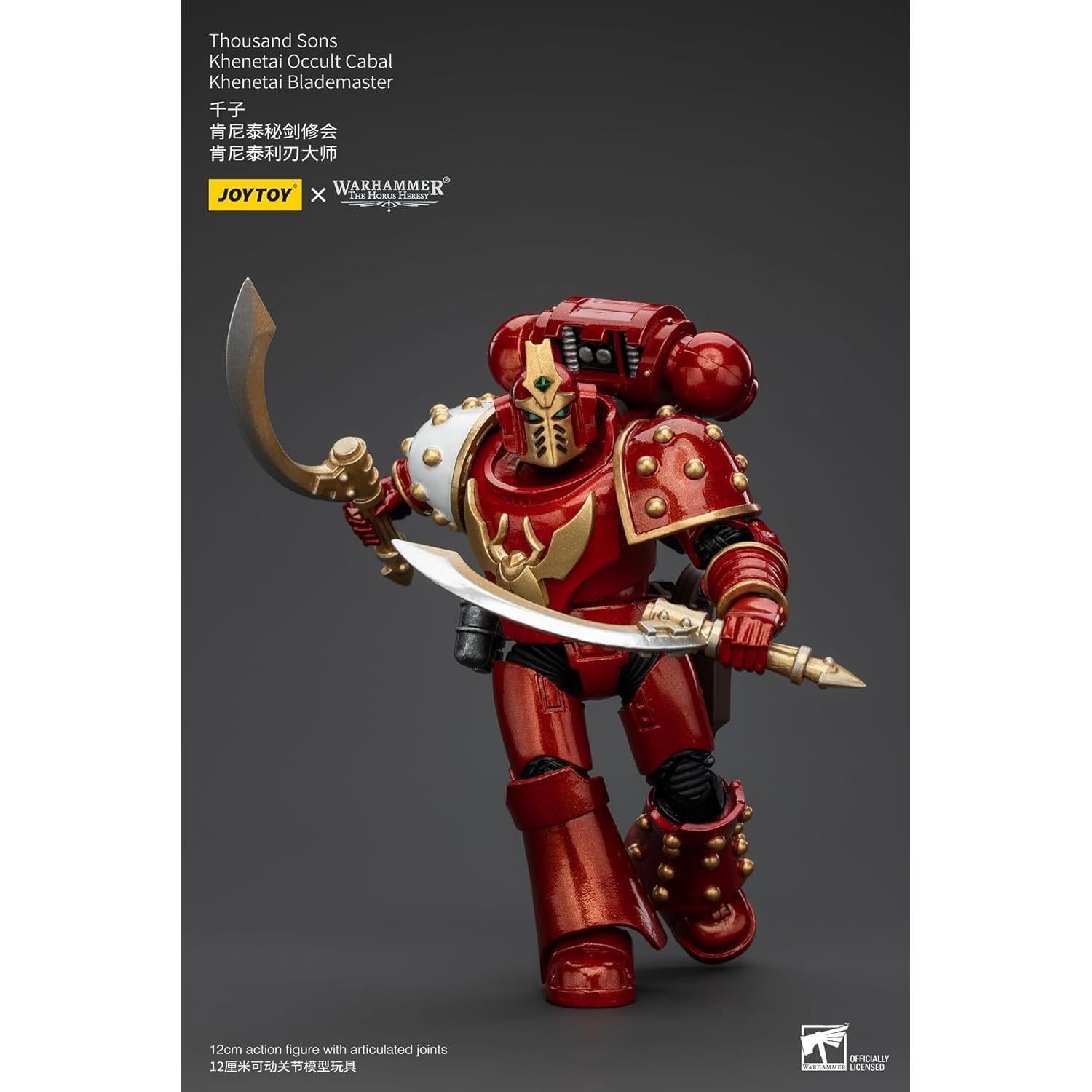 Figura de Acción JoyToy Warhammer 40K Khenetai 1:18 12cm