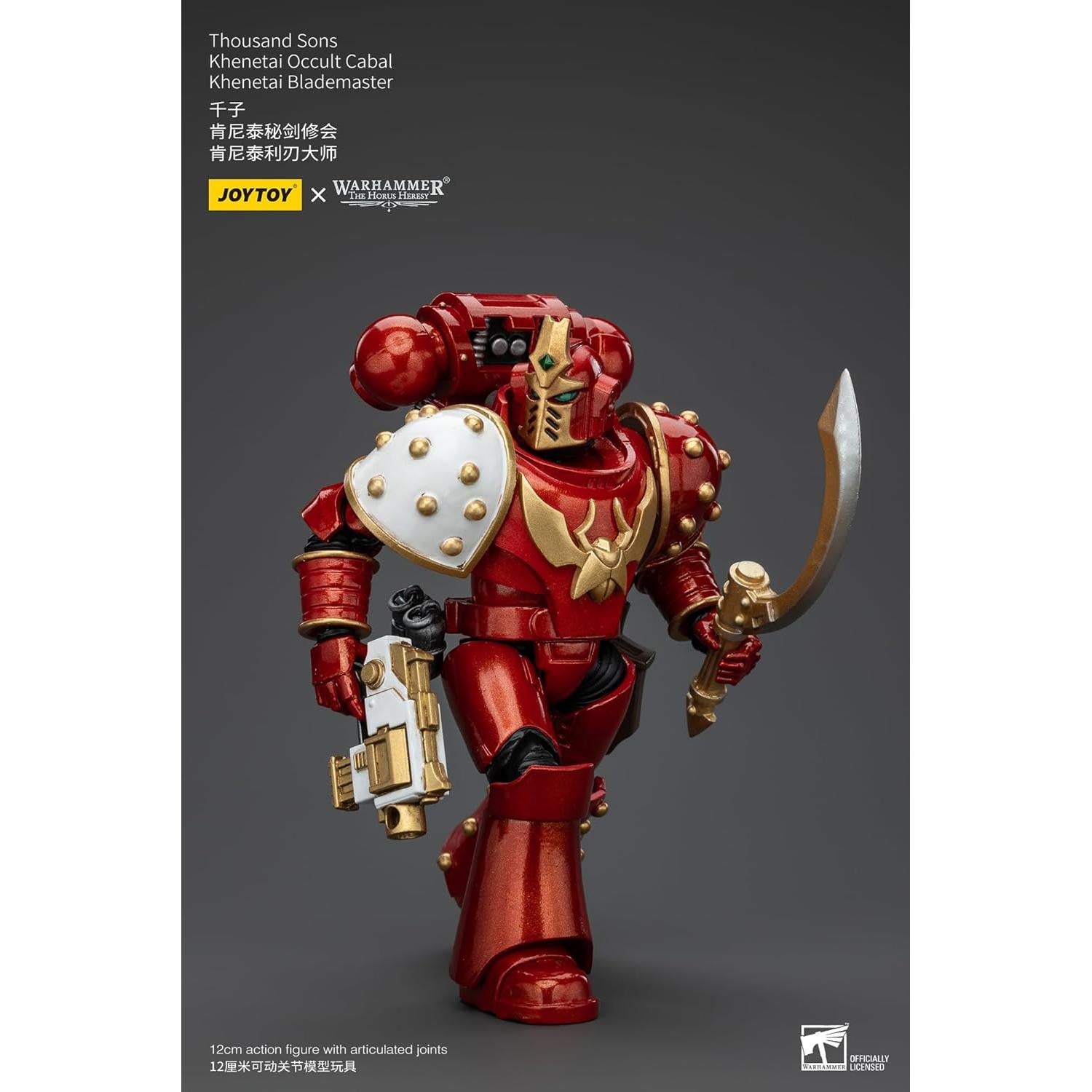 Figura de Acción JoyToy Warhammer 40K Khenetai 1:18 12cm