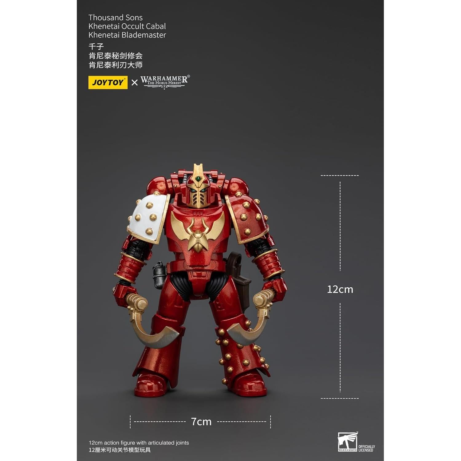 Figura de Acción JoyToy Warhammer 40K Khenetai 1:18 12cm