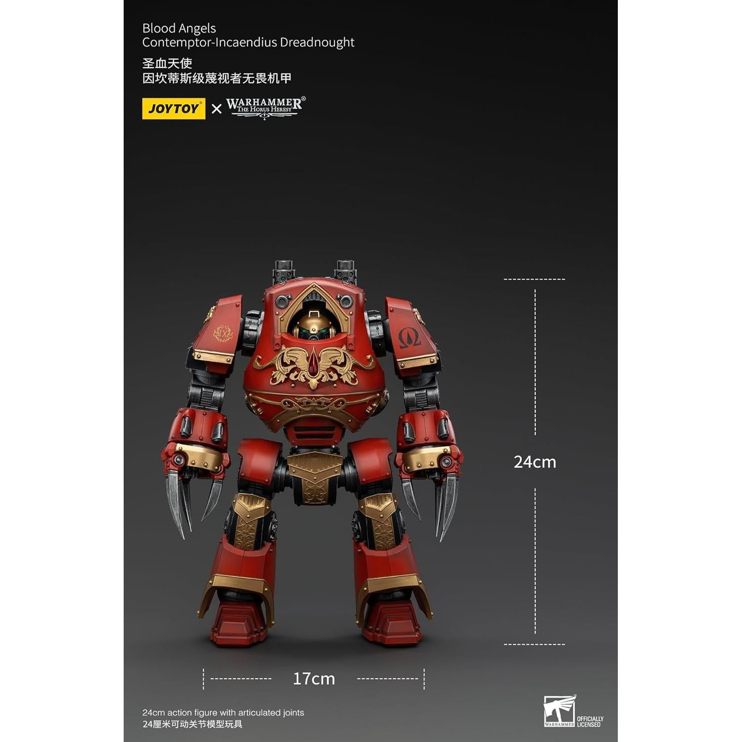 Figura Dreadnought Contemptor-Incaendius JoyToy 24 cm Ángeles Sangrientos