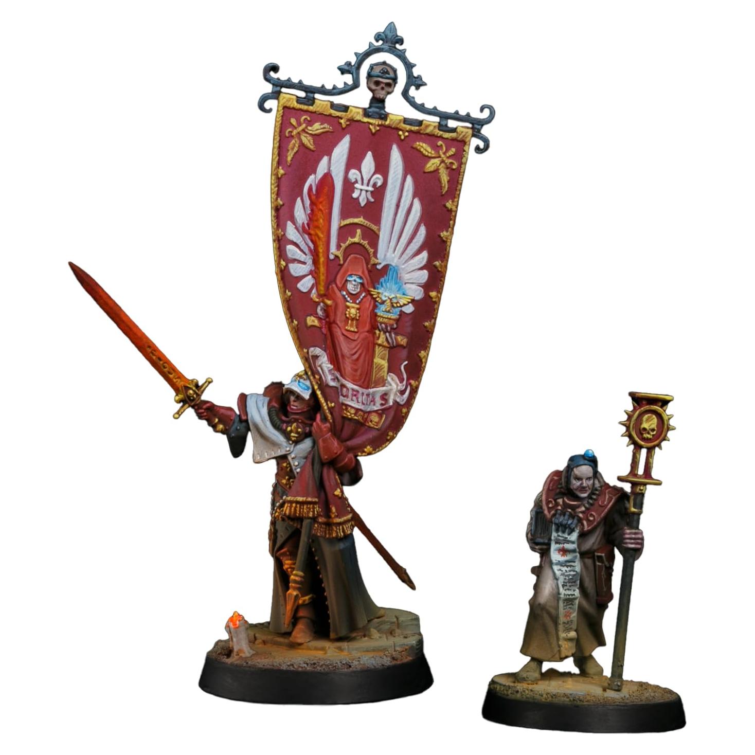 Miniatura Pintada Aestred Thurga Adepta Sororitas 28mm