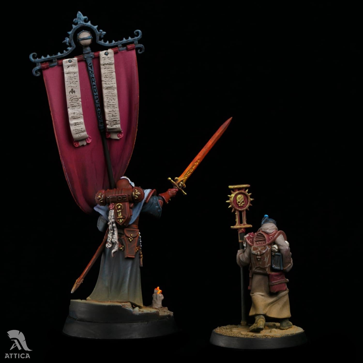 Miniatura Pintada Aestred Thurga Adepta Sororitas 28mm