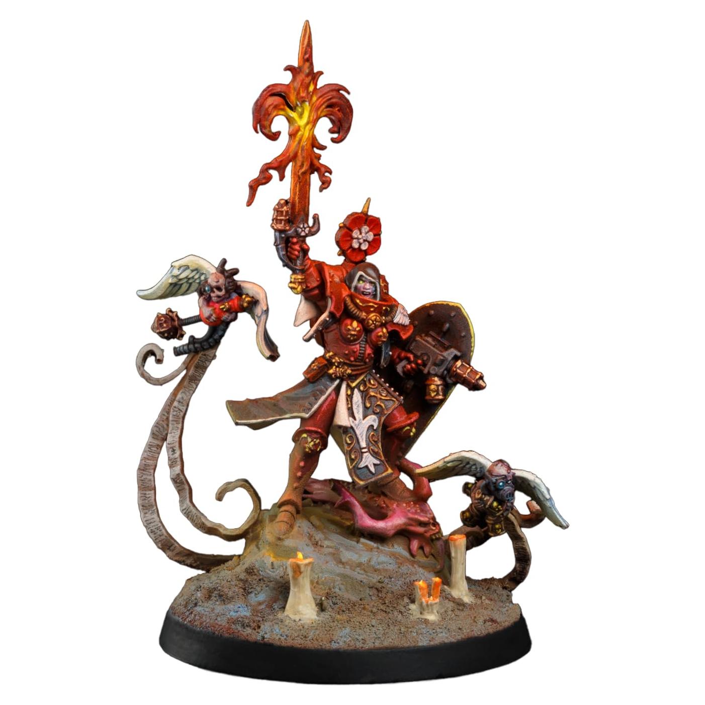 Miniatura Pintada Celestant Sacresant Aveline Adepta Sororitas