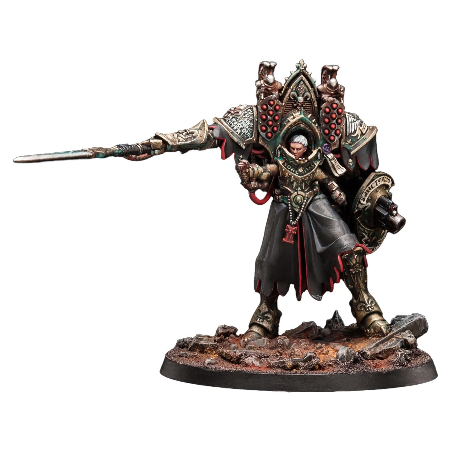 Miniatura Pintada Morvenn Vahl Adepta Sororitas 28mm