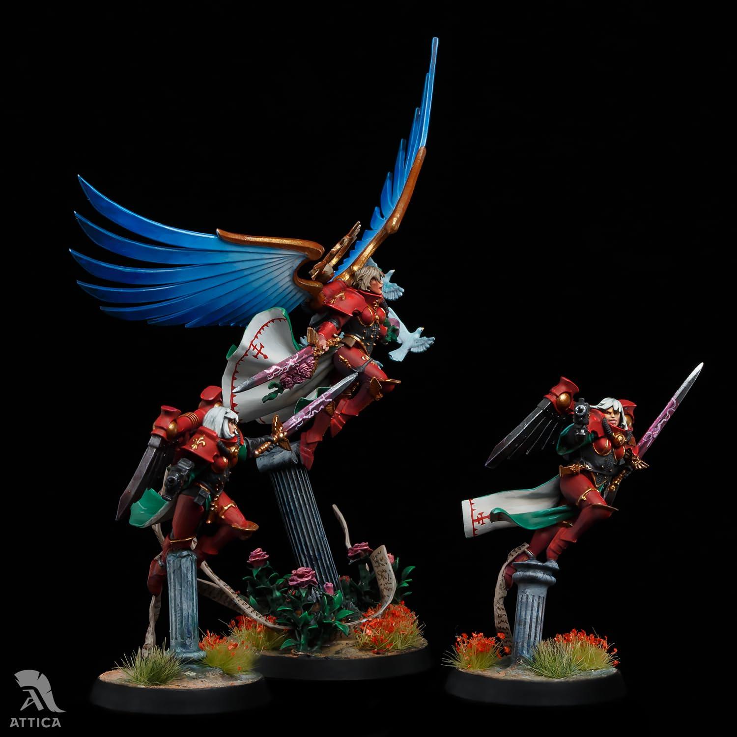 Miniatura Pintada Celestine Santo Viviente Adepta Sororitas