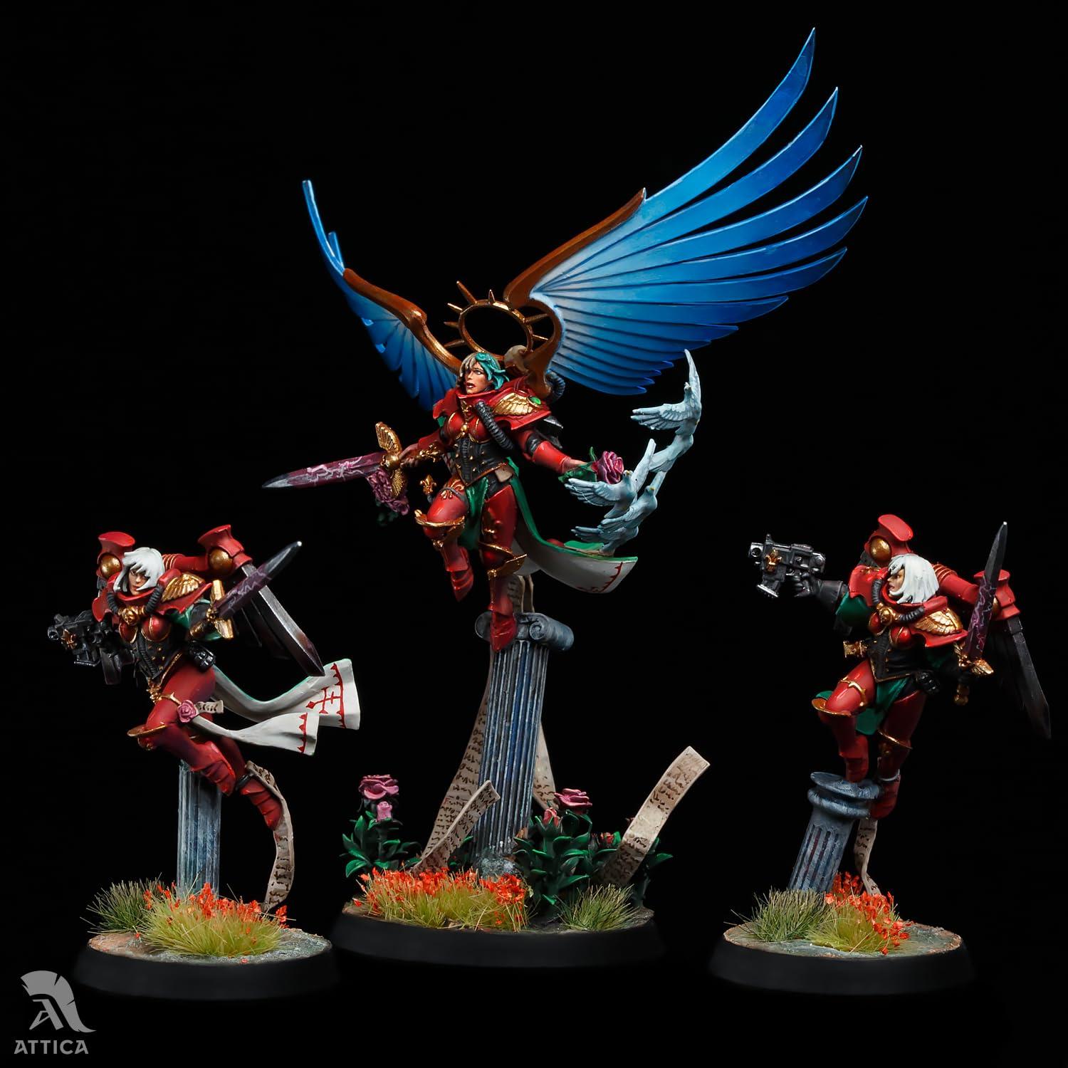 Miniatura Pintada Celestine Santo Viviente Adepta Sororitas