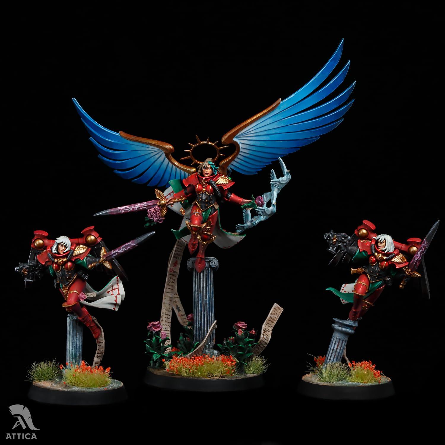 Miniatura Pintada Celestine Santo Viviente Adepta Sororitas