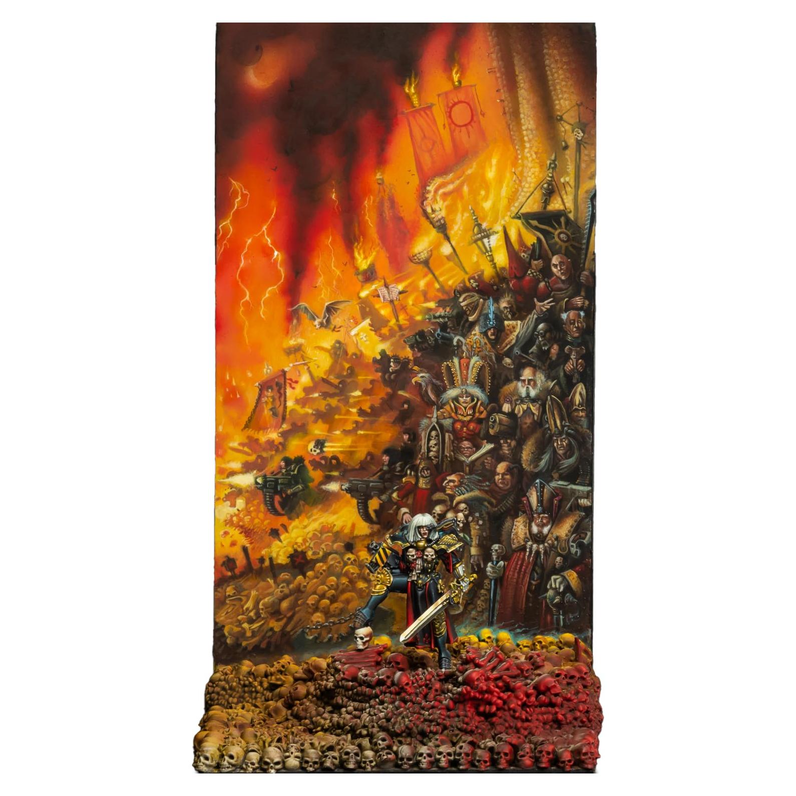 Miniatura Pintada Canoness Veridyan Adepta Sororitas