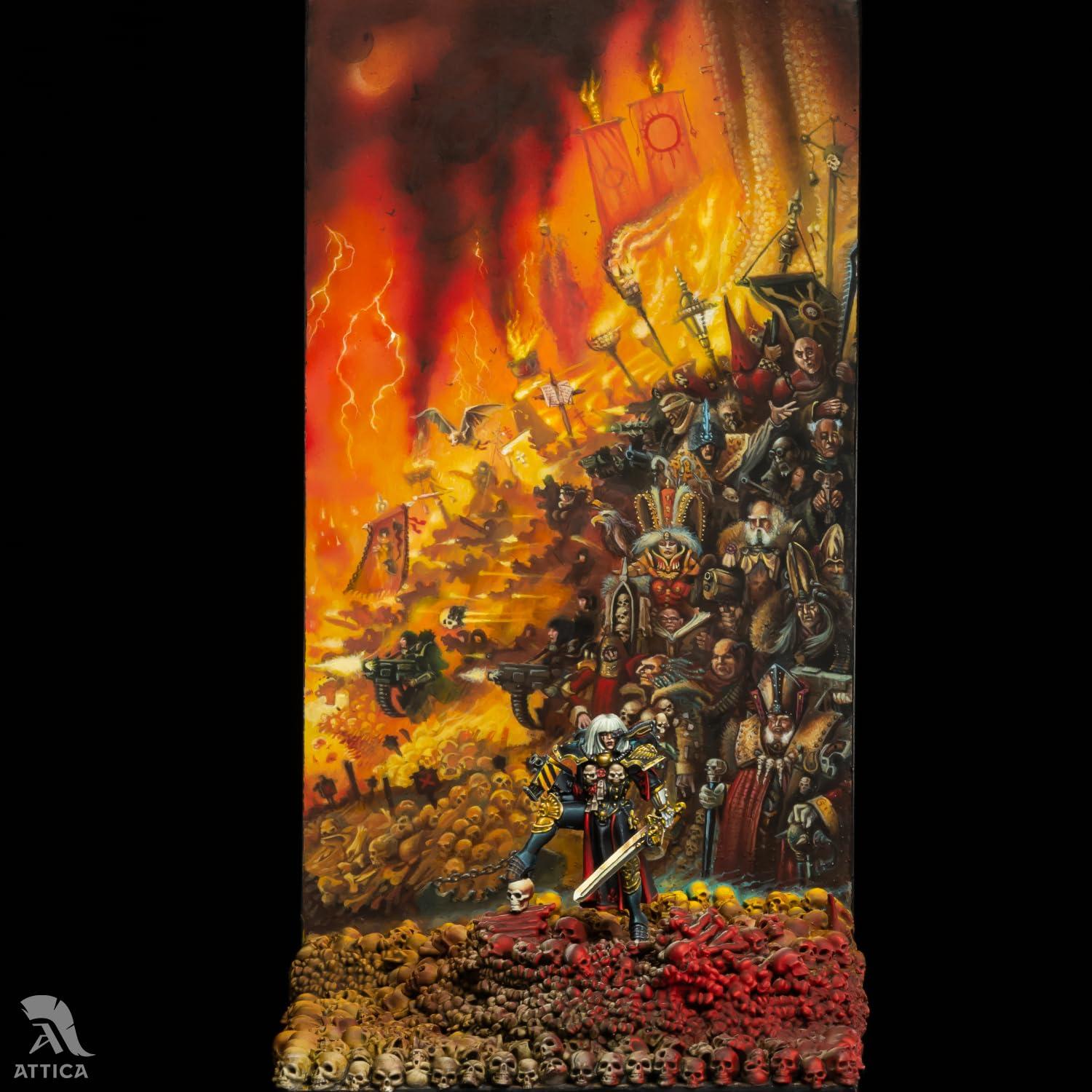 Miniatura Pintada Canoness Veridyan Adepta Sororitas