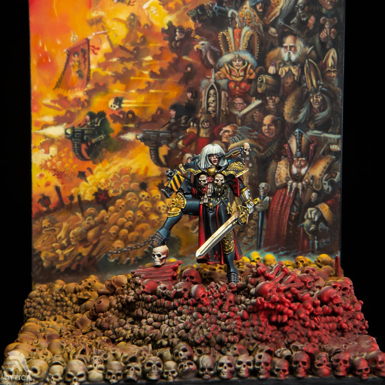 Miniatura Pintada Canoness Veridyan Adepta Sororitas