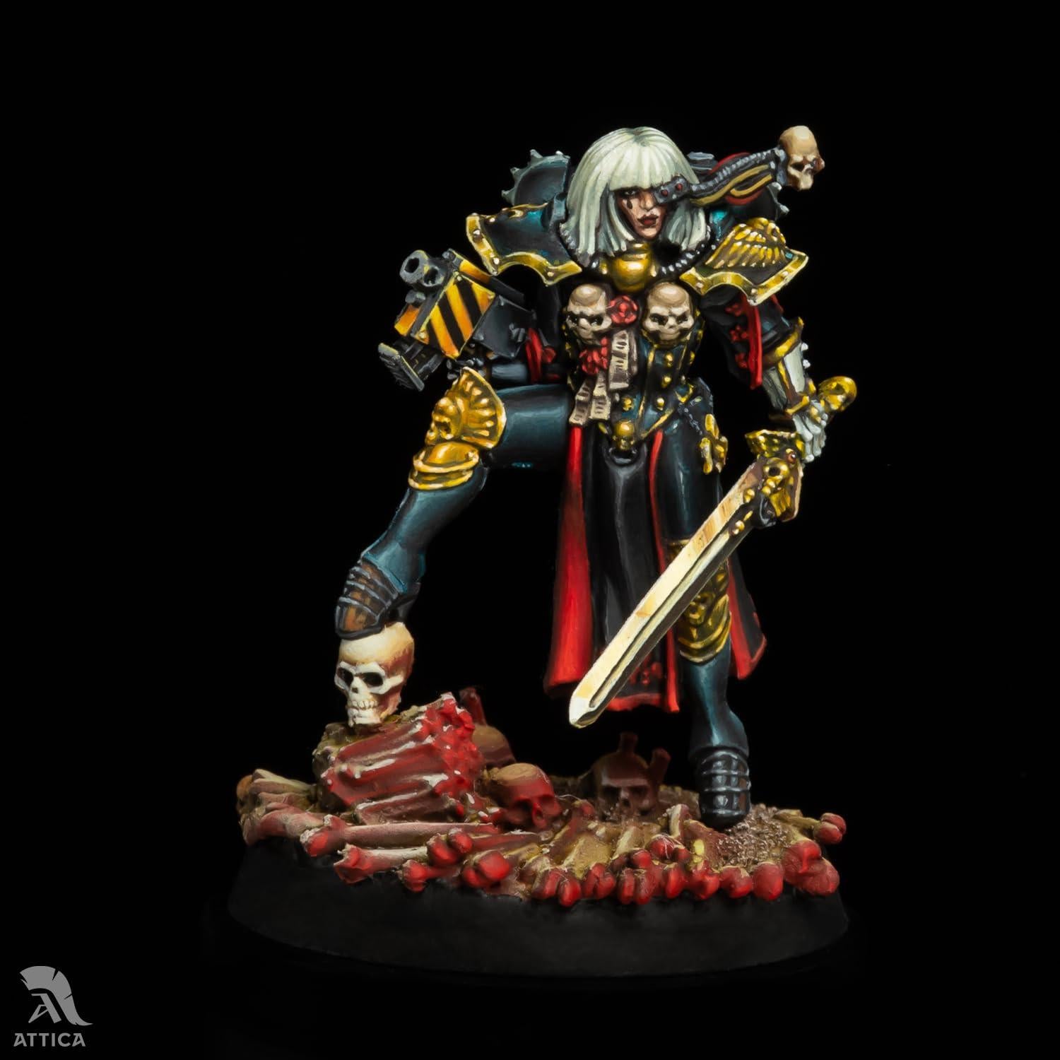 Miniatura Pintada Canoness Veridyan Adepta Sororitas