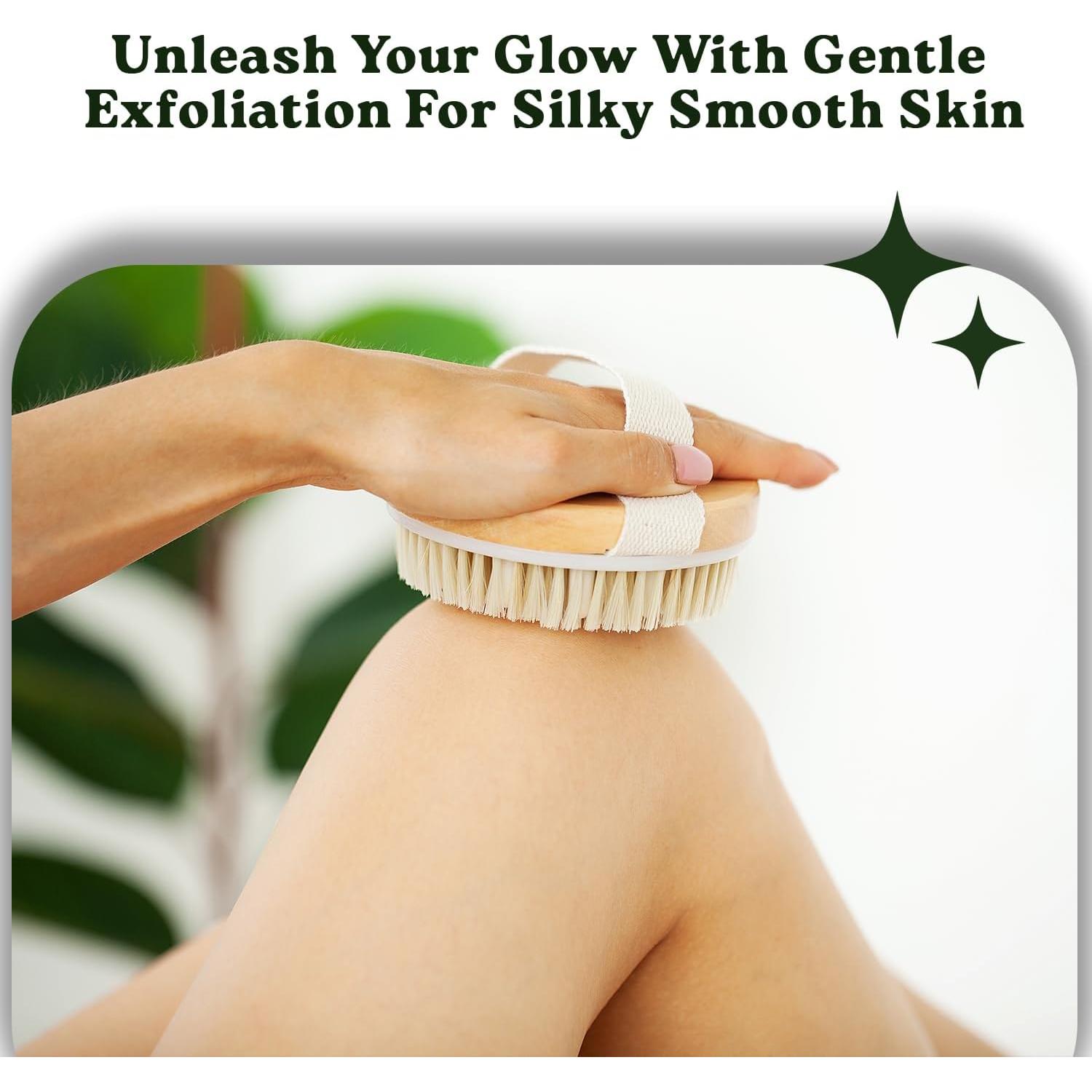 Cepillo Corporal Grande Vera Essence - Cerda de Jabalí Natural