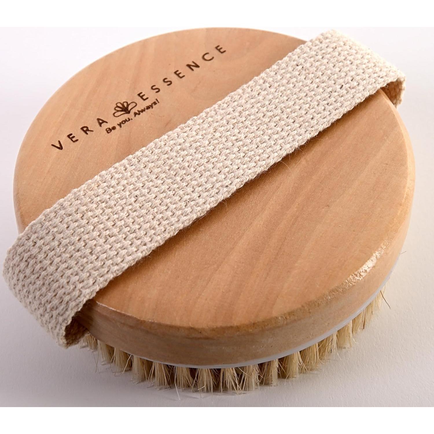 Cepillo Corporal Grande Vera Essence - Cerda de Jabalí Natural