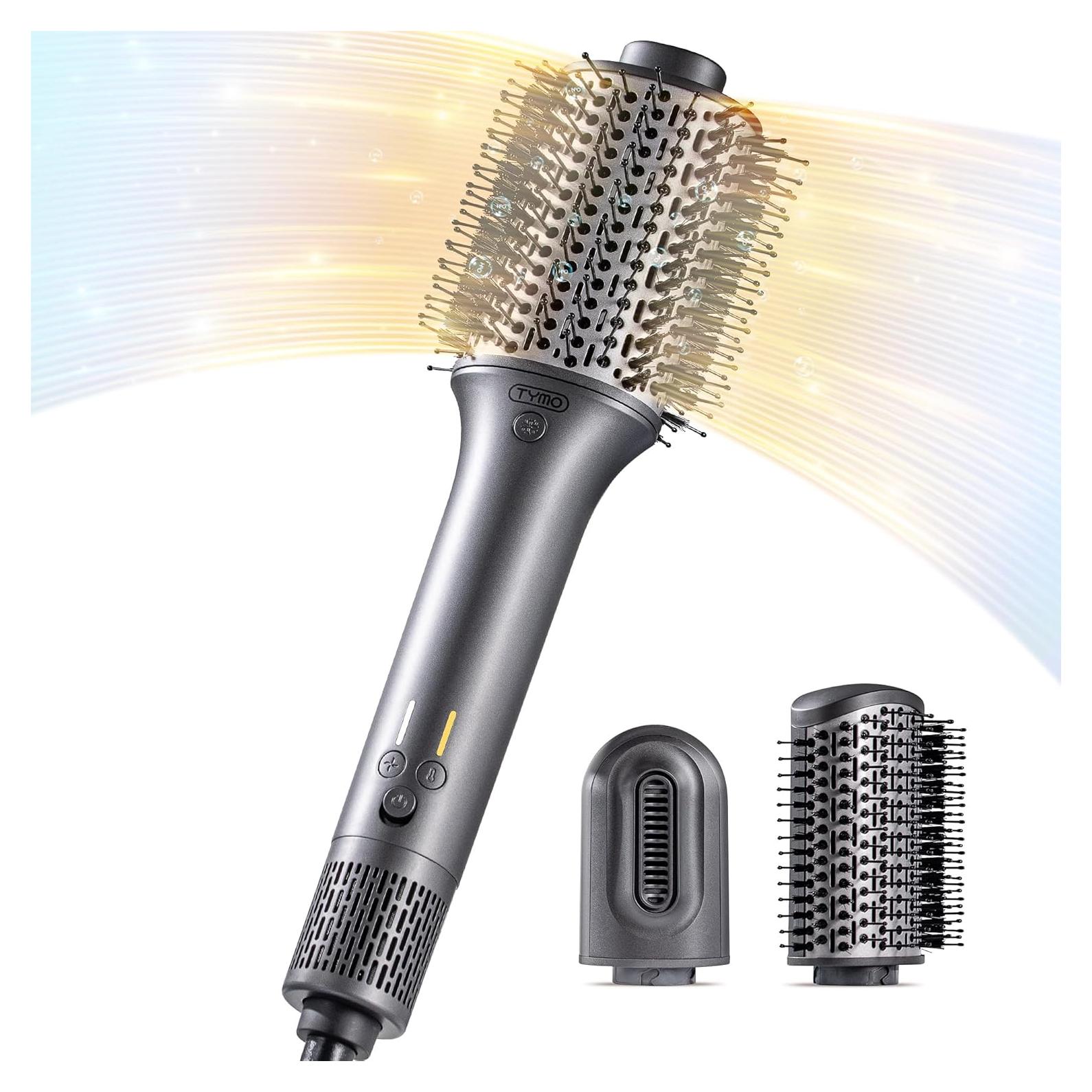 Cepillo Secador TYMO 3 en 1, Aire Caliente, 110,000 RPM, Sin Frizz