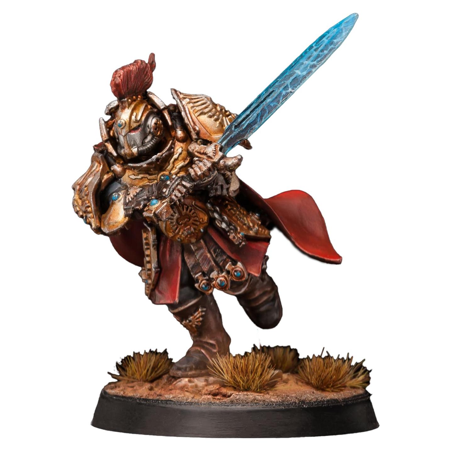 Miniatura Pintada Adeptus Custodes Campeón de Espada