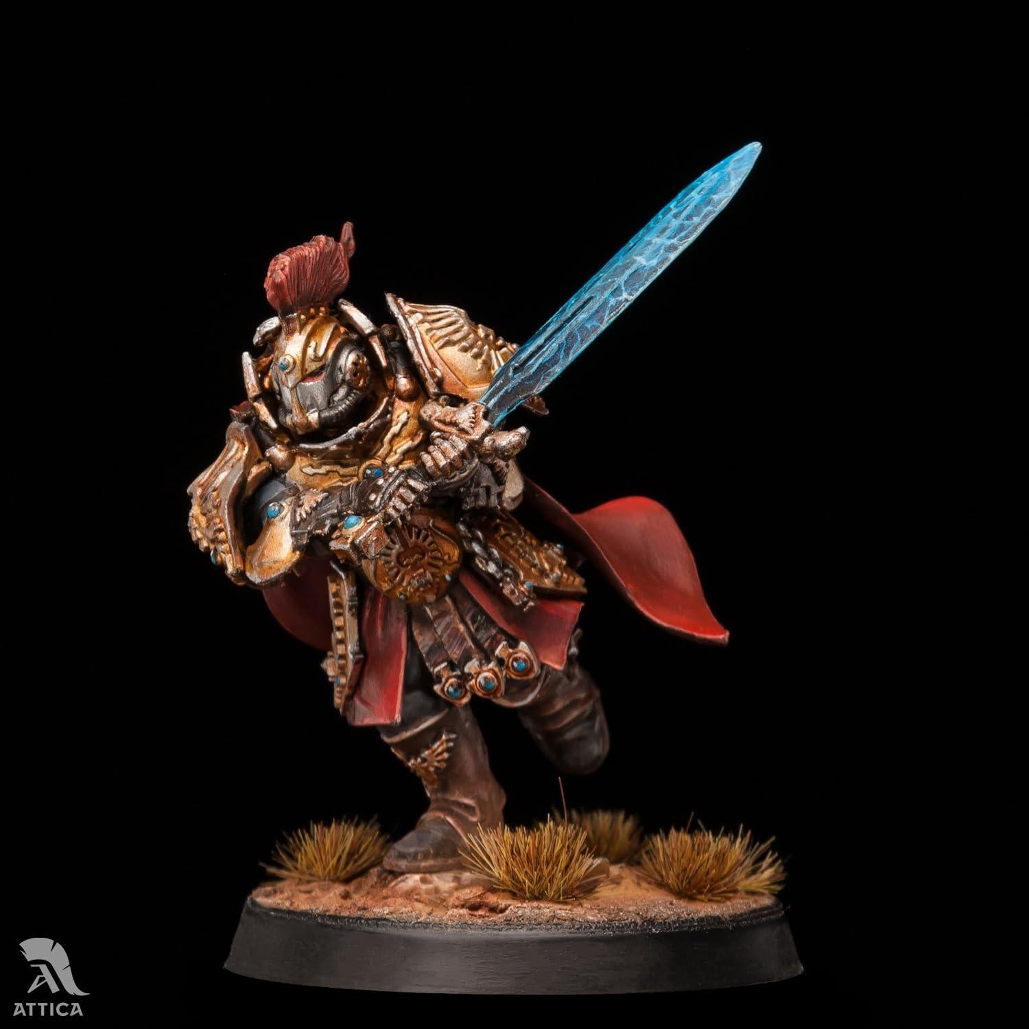 Miniatura Pintada Adeptus Custodes Campeón de Espada