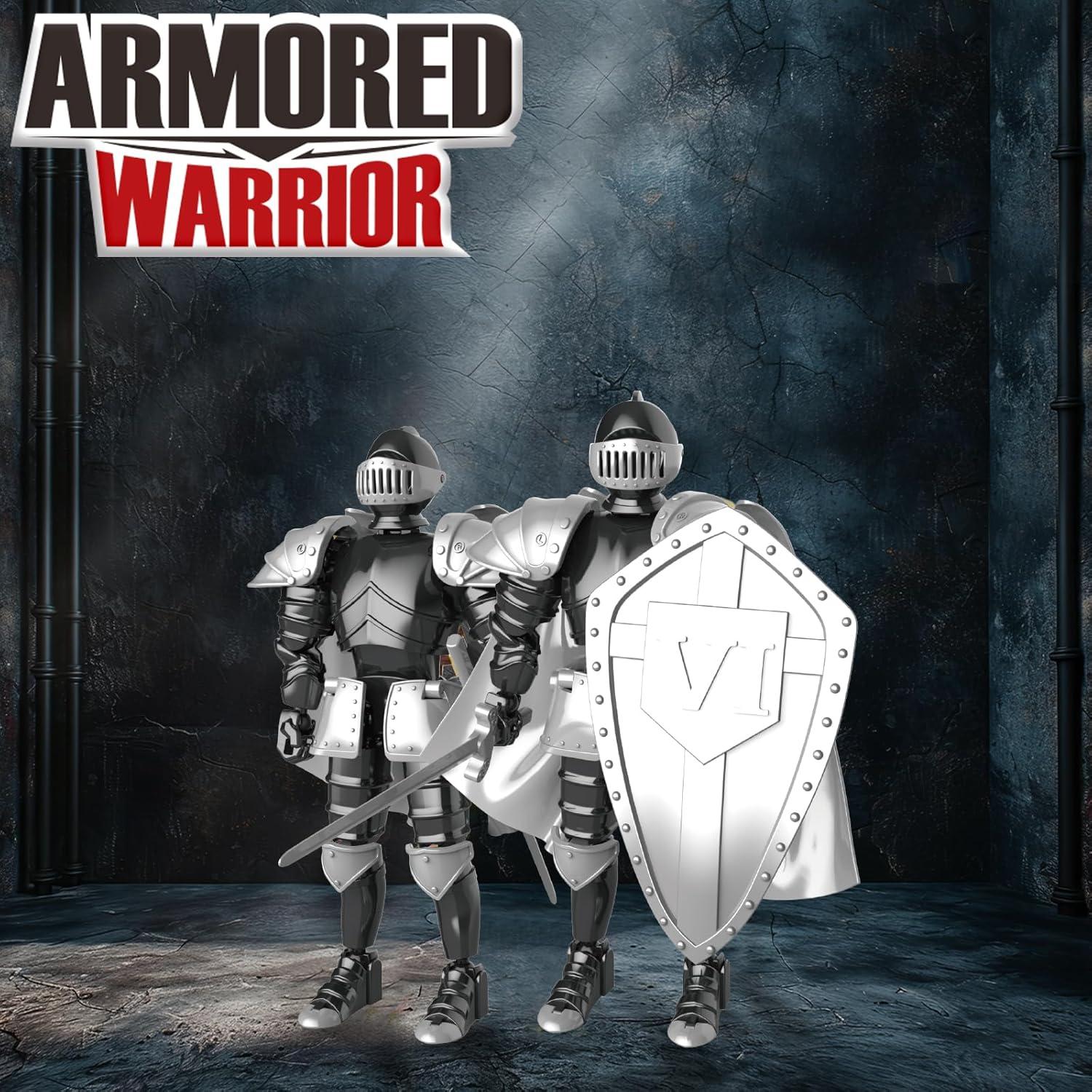 Figura de Acción Caballero Medieval ChainnForces 14cm Negro