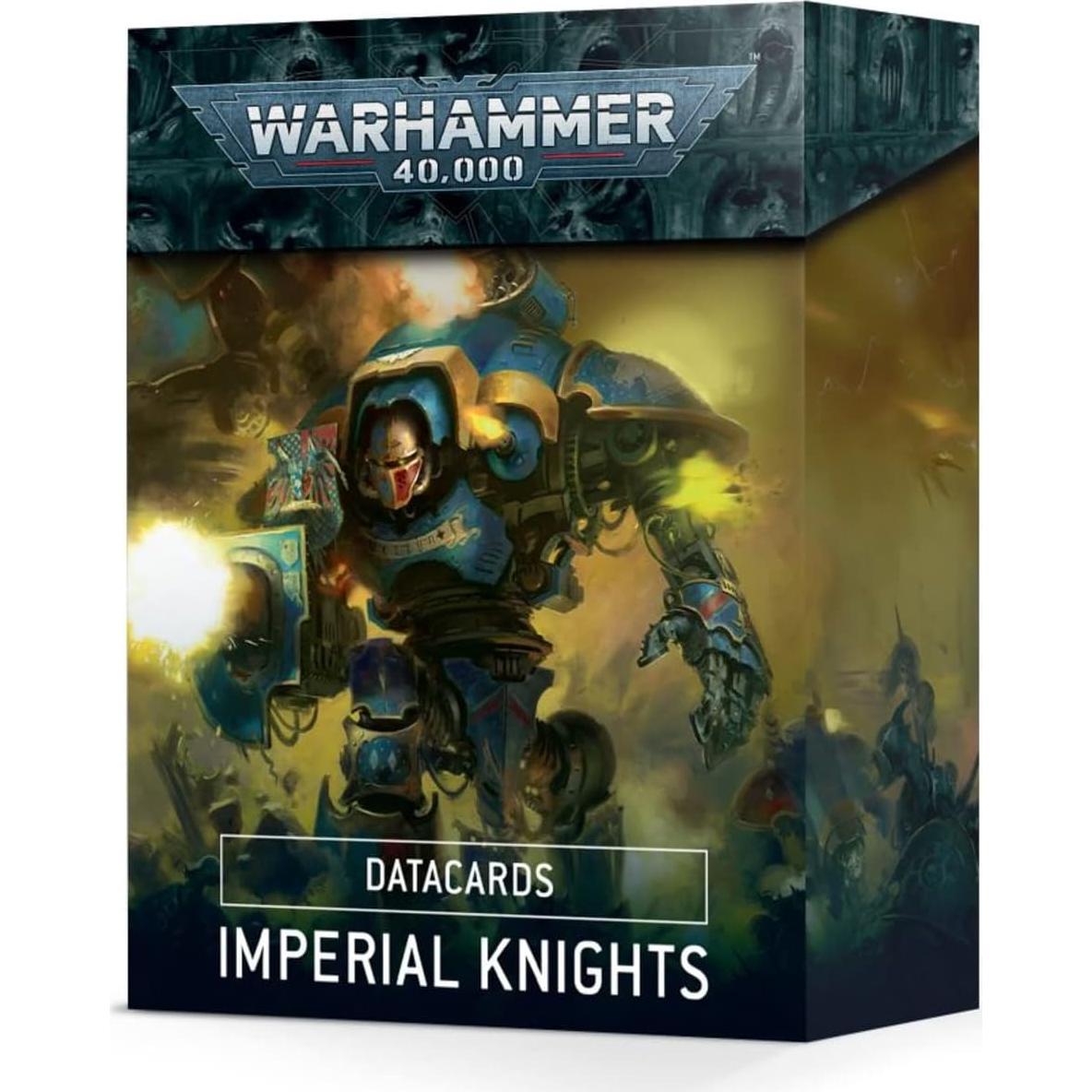 Tarjetas de Datos Caballeros Imperiales Games Workshop - 55 Piezas