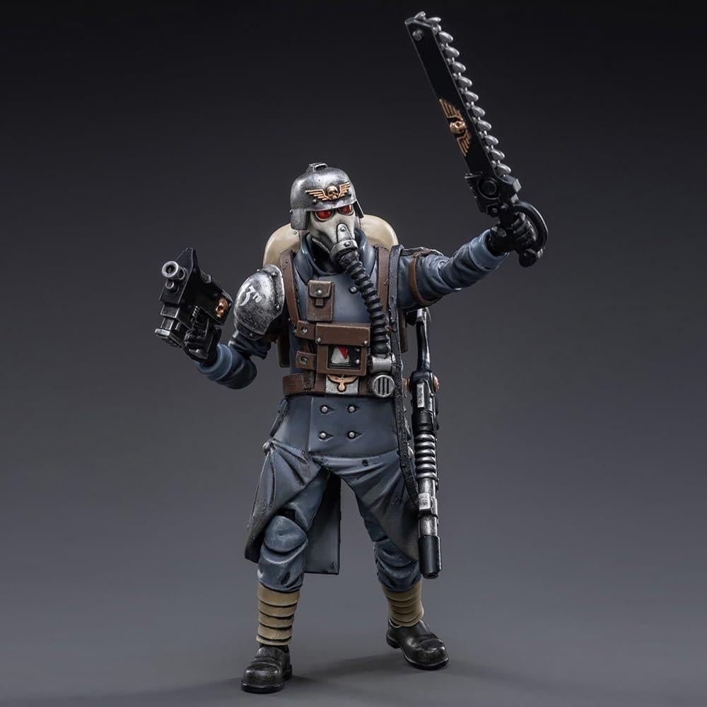 Figura de Acción JOYTOY Warhammer 40K Sargento Astra Militarum 11x5x15cm