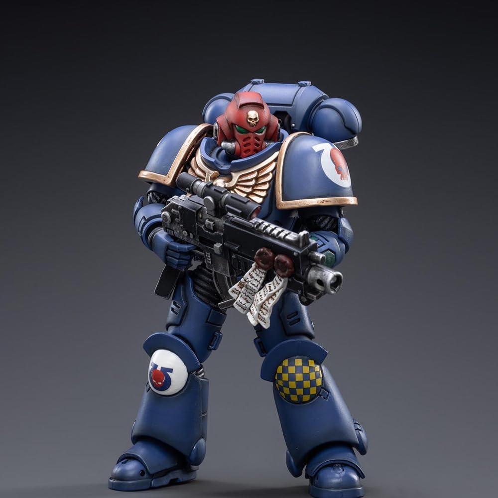 Figura de Acción Ultramarines Sargento Castor JoyToy 1/18