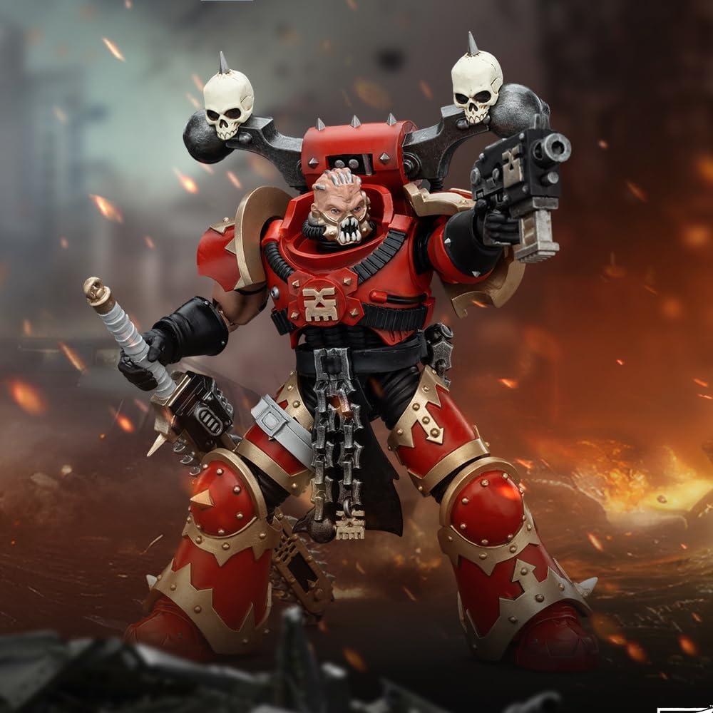 Figura de Acción JOYTOY Warhammer 40K Khorne Berzerker 1/18