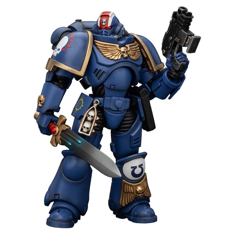 Figura de Acción JOYTOY Warhammer 40K Teniente Primaris Erastus 10cm
