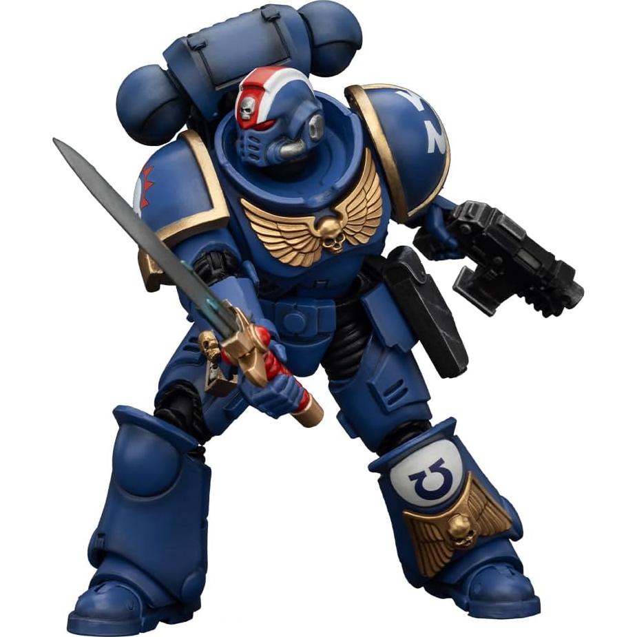 Figura de Acción JOYTOY Warhammer 40K Teniente Primaris Erastus 10cm
