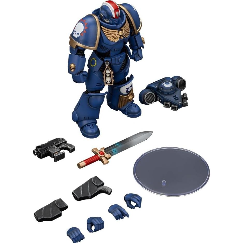 Figura de Acción JOYTOY Warhammer 40K Teniente Primaris Erastus 10cm