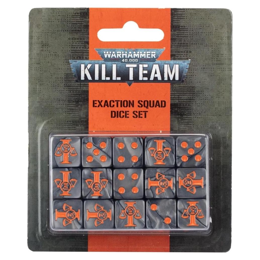 Dados de Exacción Warhammer Kill Team - Games Workshop - 15 Piezas