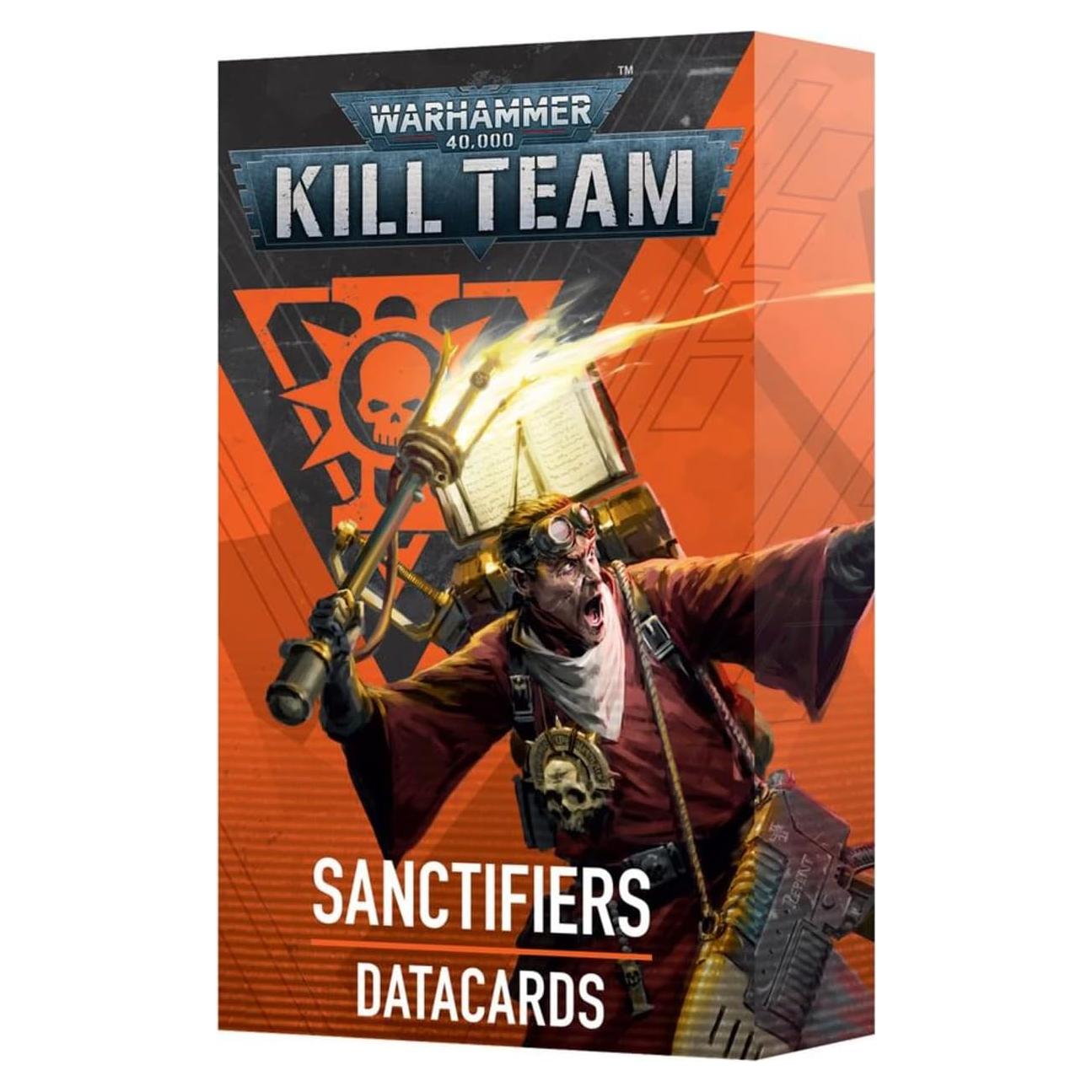 Tarjetas de Datos Santificadores Warhammer 40k Kill Team - 37 Piezas
