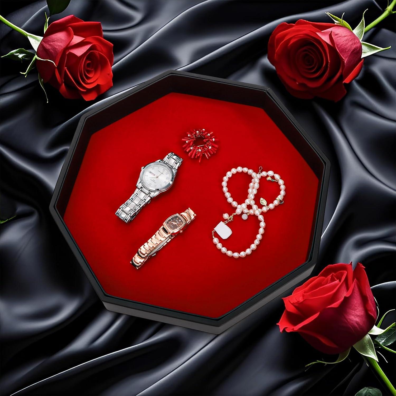 Bandeja Octagonal para Lanzar Dados Noamus 29.2 cm Rojo