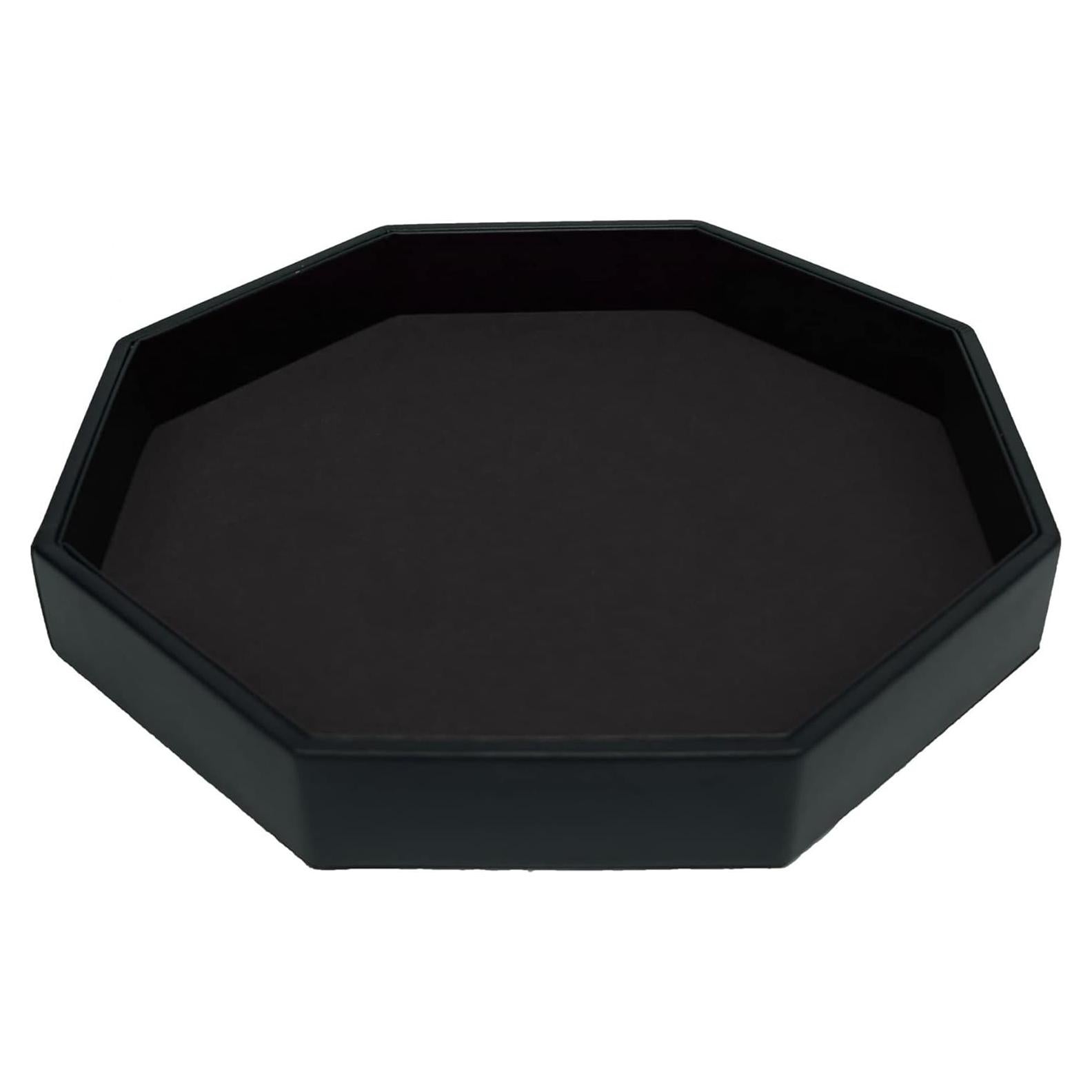 Bandeja para Dados Octagonal RNK Gaming 29.2 cm PU Cuero Negro