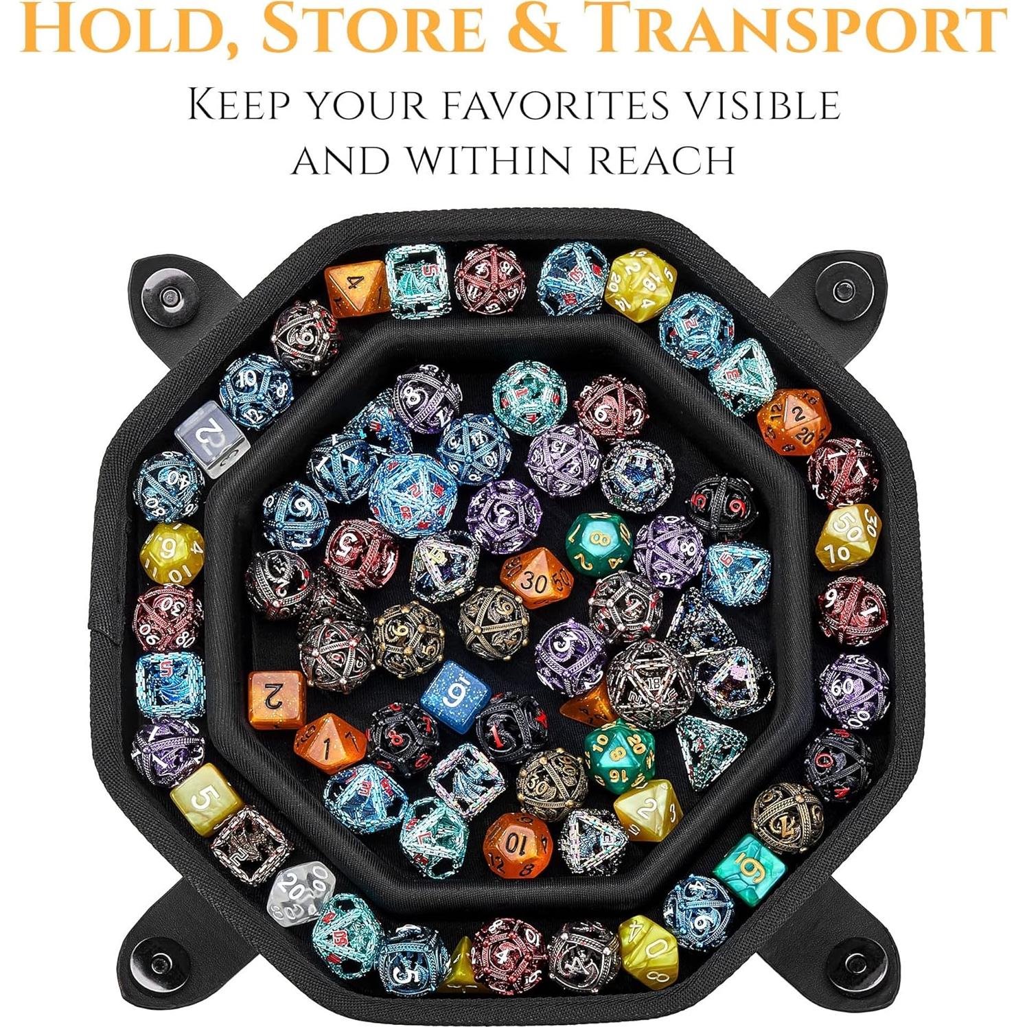 Bandeja de Dados Soar Forge D&D - Diseño Dragón y Nudo Celta