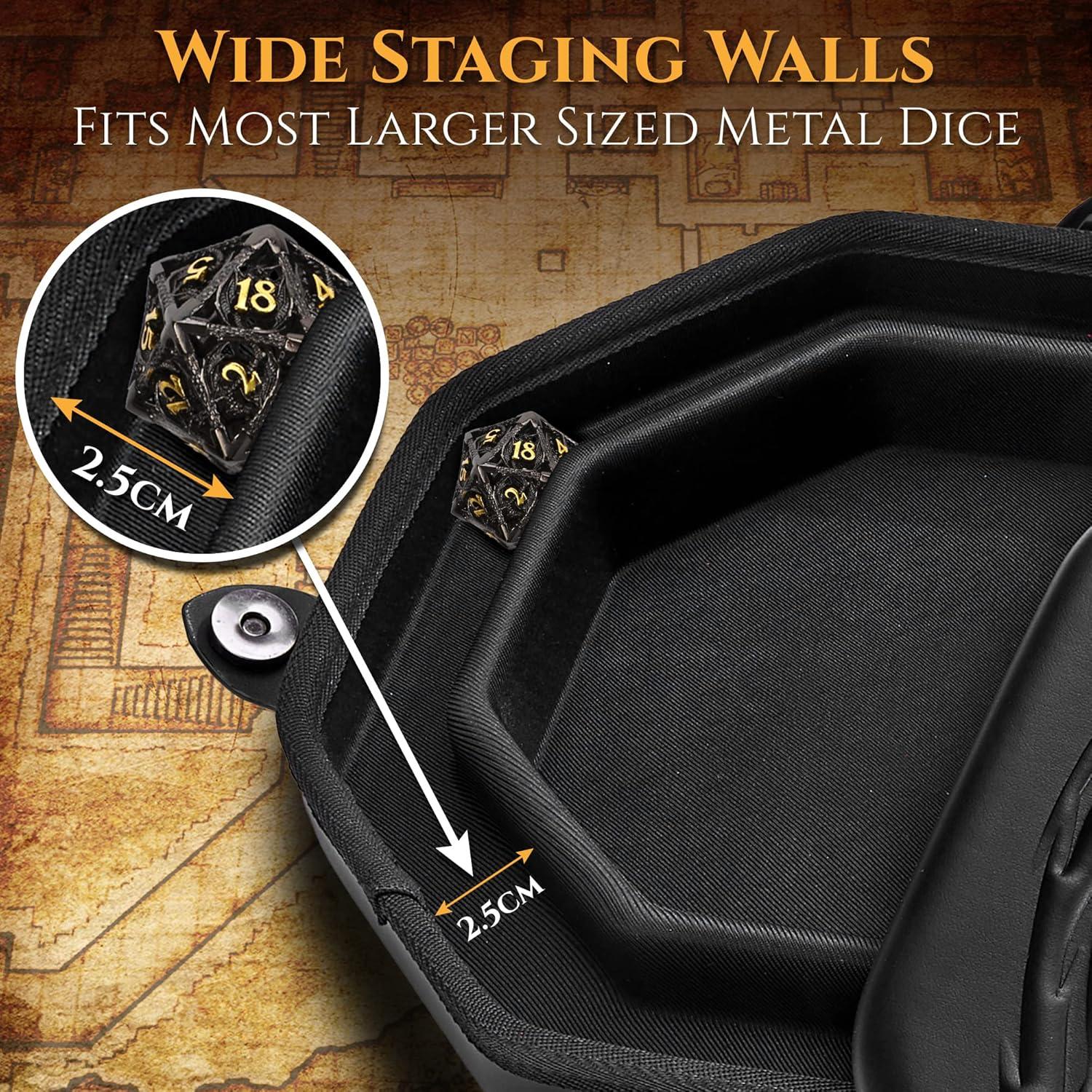 Bandeja de Dados Soar Forge D&D - Diseño Dragón y Nudo Celta