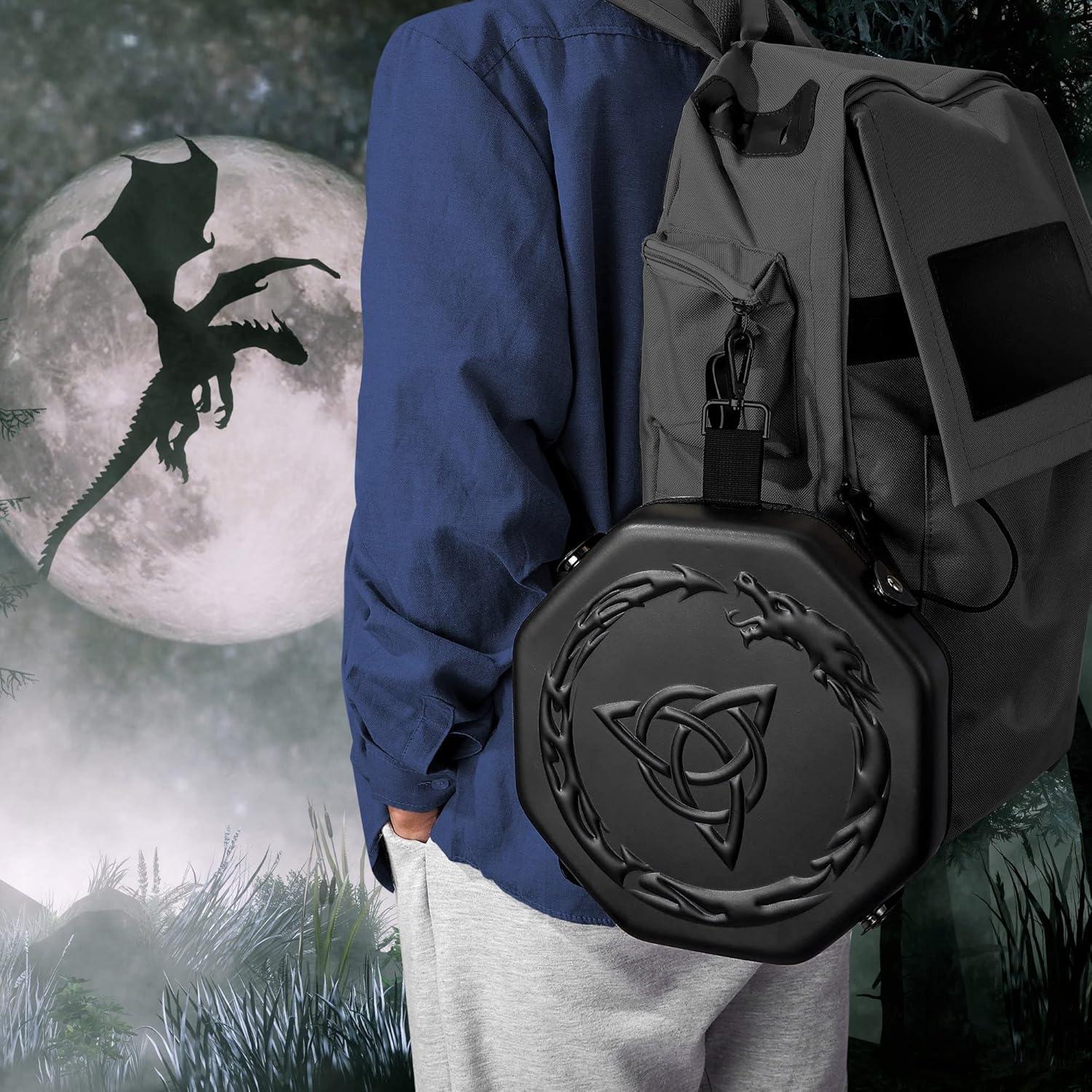 Bandeja de Dados Soar Forge D&D - Diseño Dragón y Nudo Celta