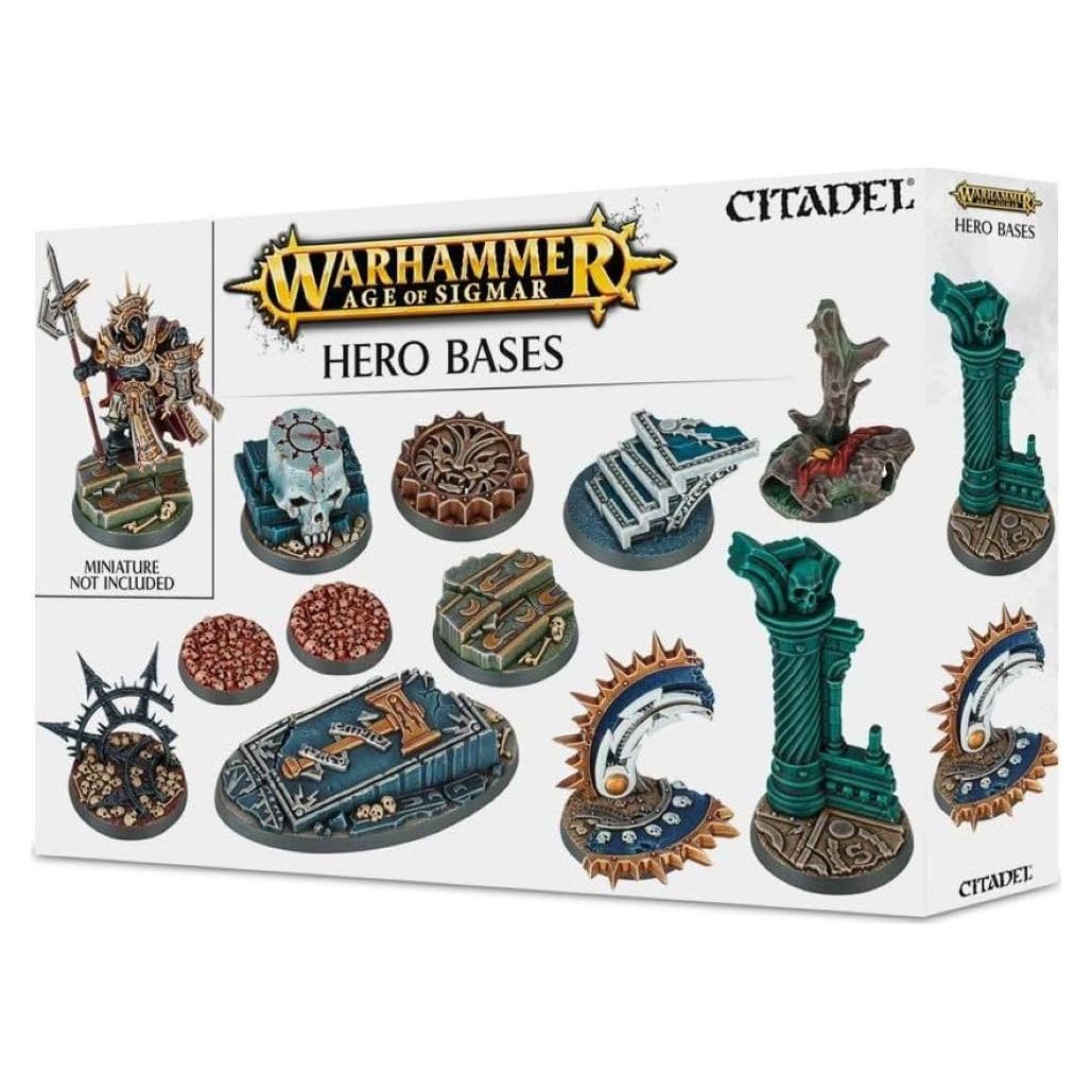 Bases de Héroe Warhammer Age of Sigmar Games Workshop 11 Piezas
