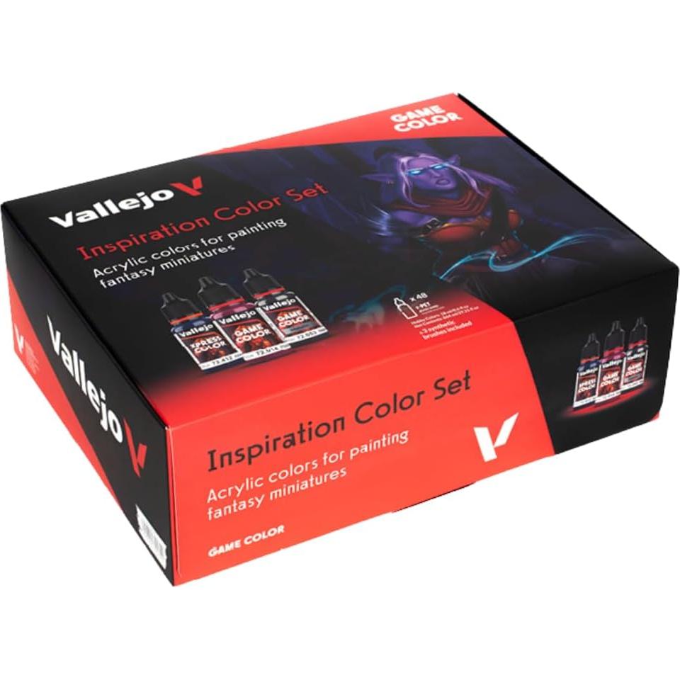 Set de Pintura Vallejo Game Color 72182 - 48 Colores 18 ml