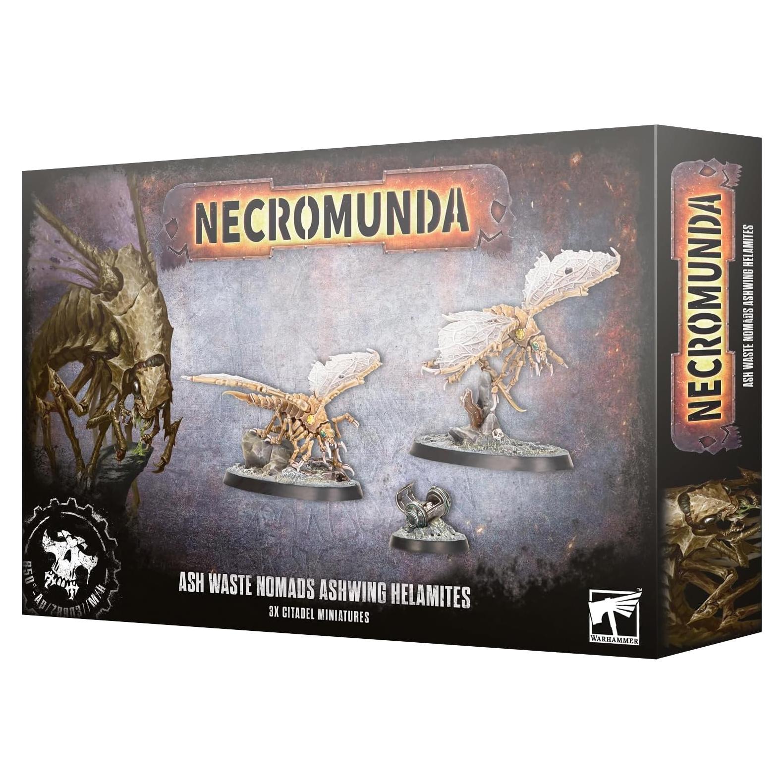 Miniaturas Ashwing Helamites Games Workshop Necromunda 3 piezas