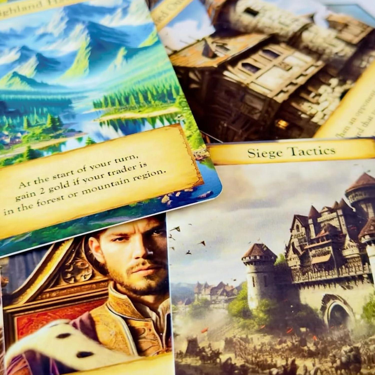 Juego de Mesa Comercio y Triunfo - Paragon Games - Estrategia Medieval