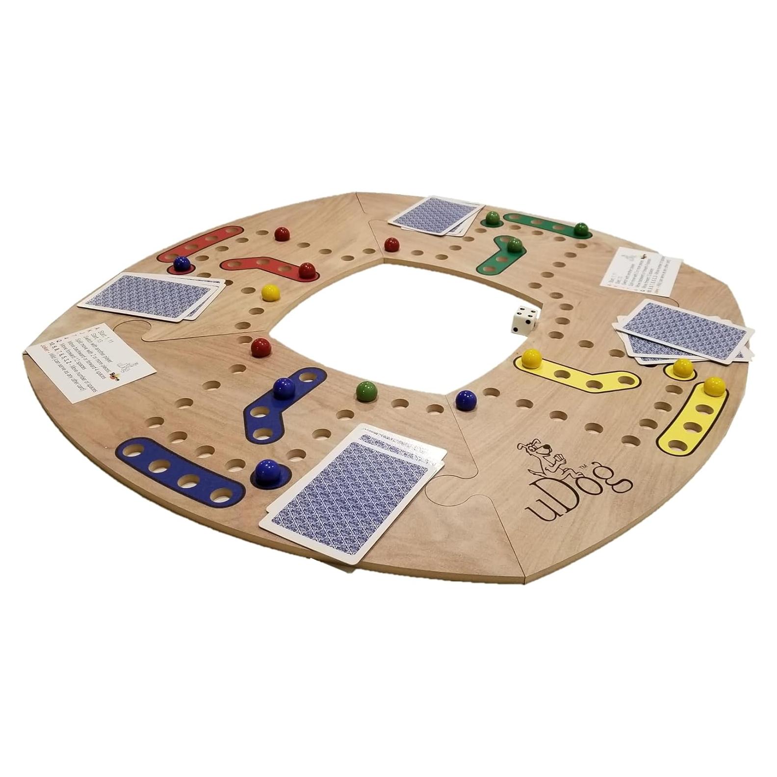 Juego de Mesa uDog | Diversión Familiar para 2-4 Jugadores