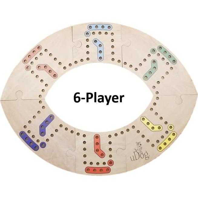 Juego de Mesa uDog | Diversión Familiar para 2-4 Jugadores
