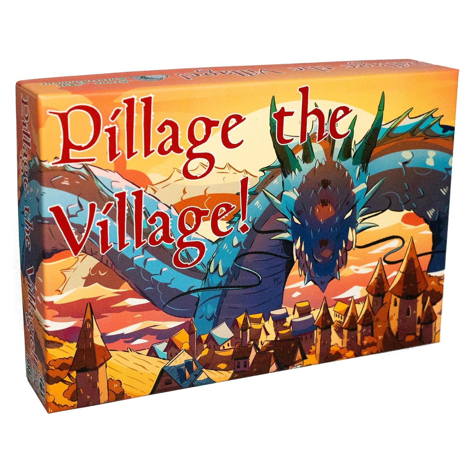 Saquear la Aldea! Juego de Mesa de Dragón para 2-6 Jugadores