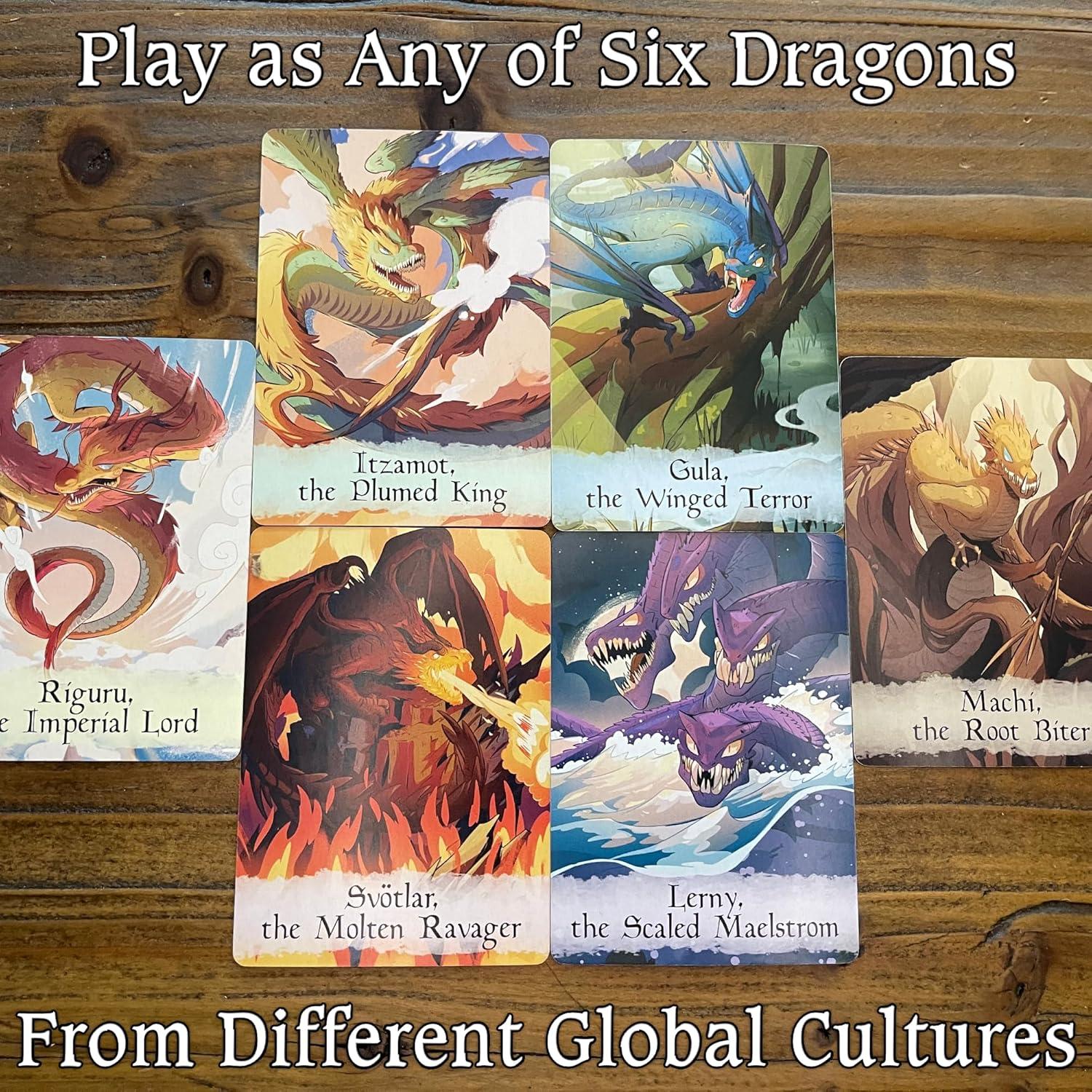 Saquear la Aldea! Juego de Mesa de Dragón para 2-6 Jugadores