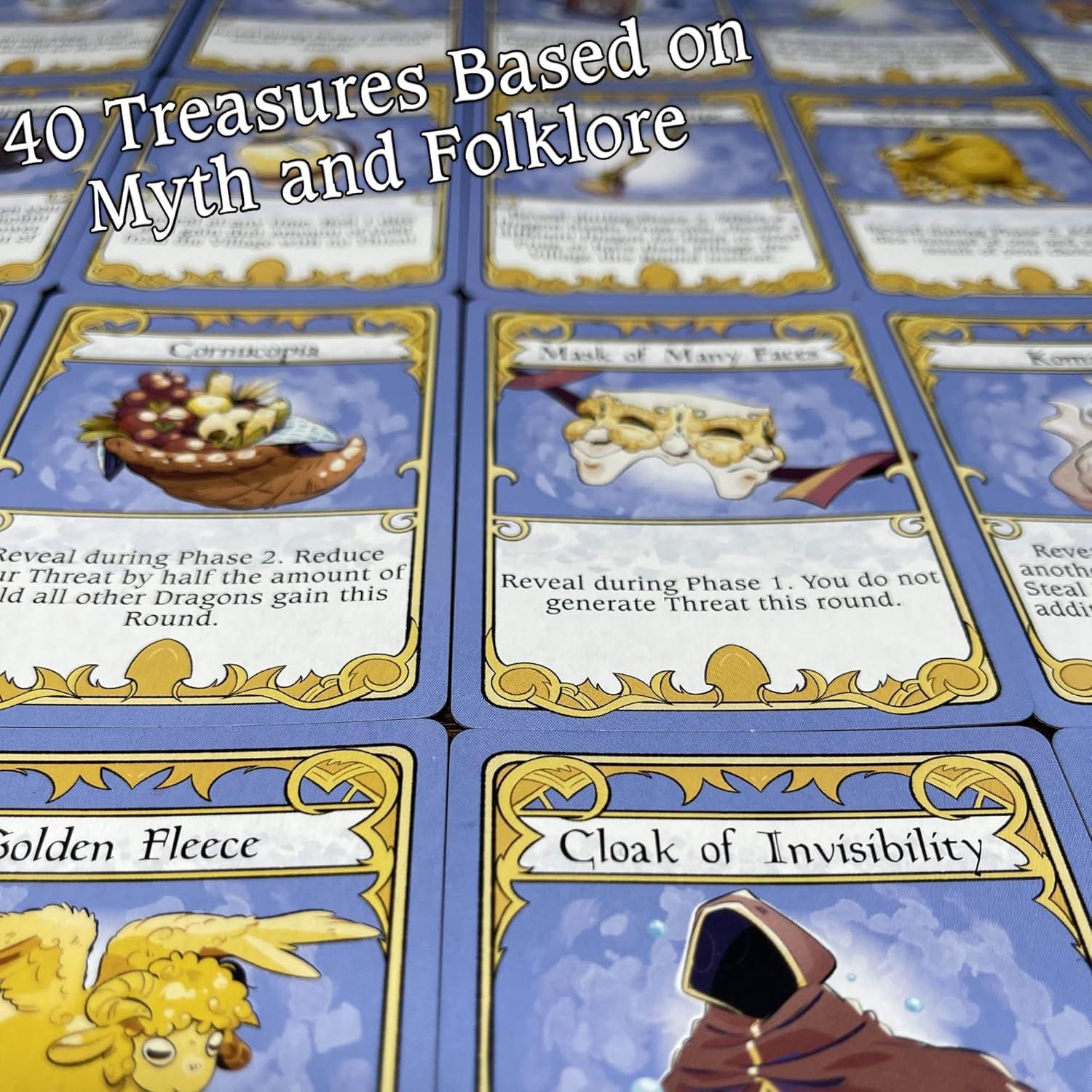 Saquear la Aldea! Juego de Mesa de Dragón para 2-6 Jugadores