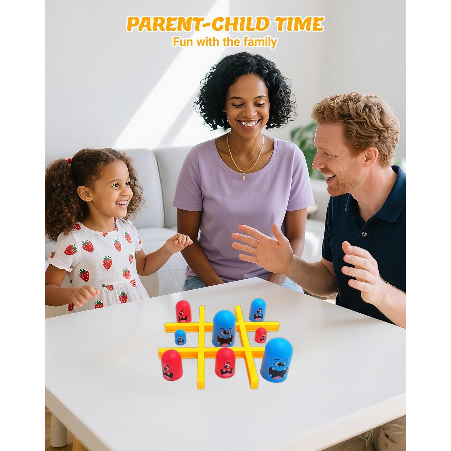 Juego de Tres en Raya Portátil para 2 Jugadores - Fábrica de Juguetes