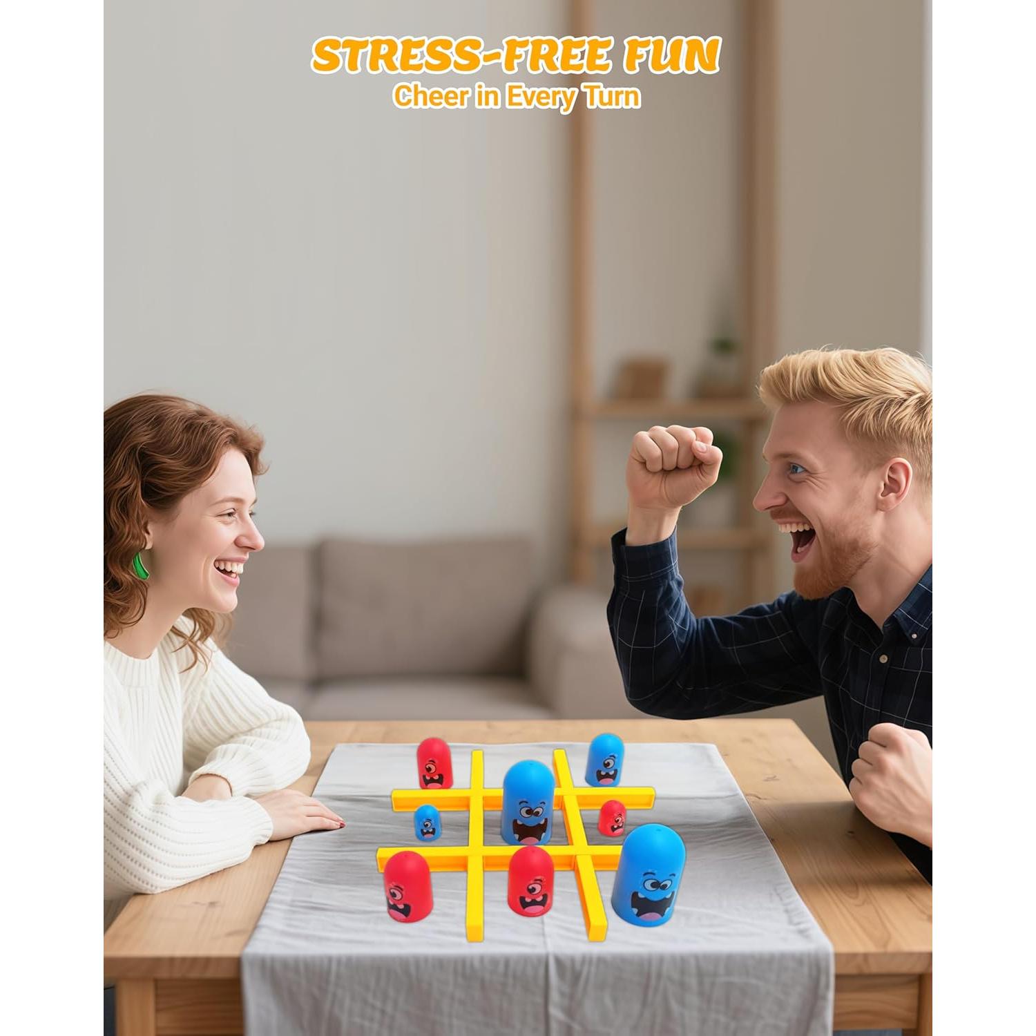 Juego de Tres en Raya Portátil para 2 Jugadores - Fábrica de Juguetes