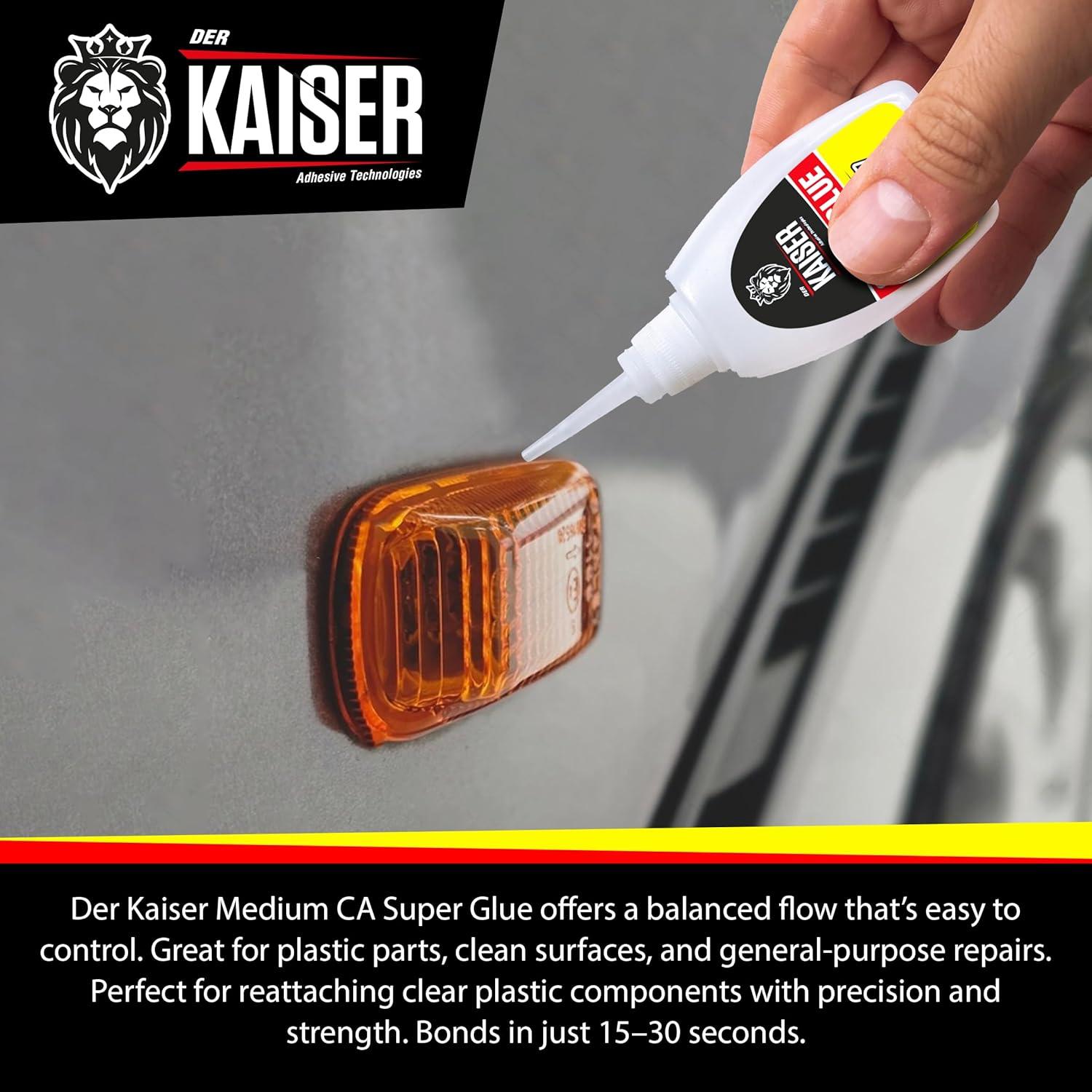 Pegamento Super Glue Der Kaiser 56.7 g - Secado Rápido para Madera y Plástico