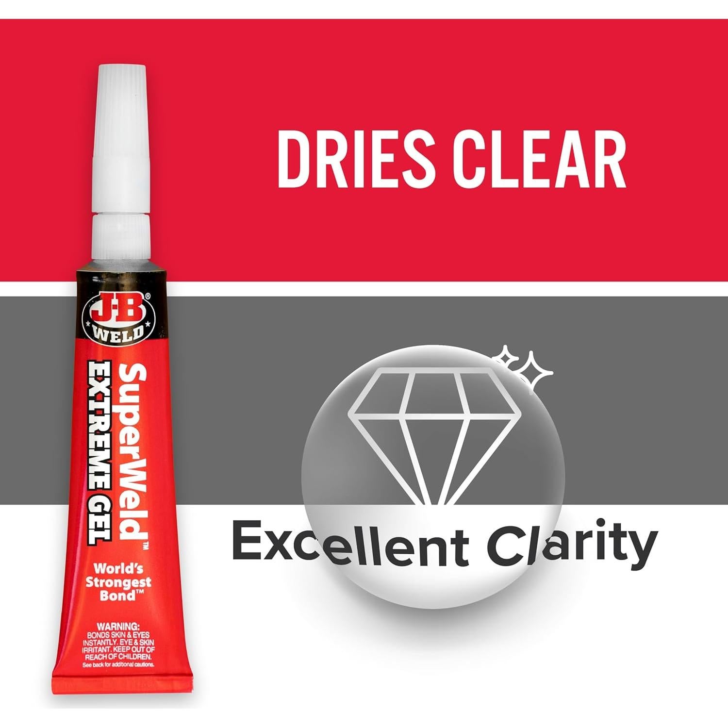 Pegamento SuperWeld Extreme J-B Weld 15g - Resistente y Rápido